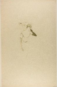 イヴェット・ギルバート、Colombine at Pierrot 作： Henri de Toulouse-Lautrec