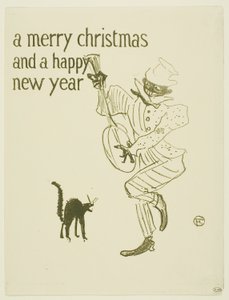 メリークリスマス 作： Henri de Toulouse Lautrec