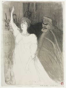 王子様の牧歌、クララ・ウォード 作： Henri de Toulouse Lautrec