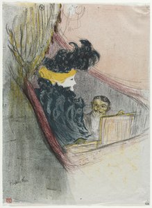 プリンセリー・イディール』クララ・ウォード 作： Henri de Toulouse Lautrec