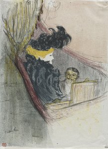 王女の牧歌、クララ区、1897 作： Henri de Toulouse Lautrec