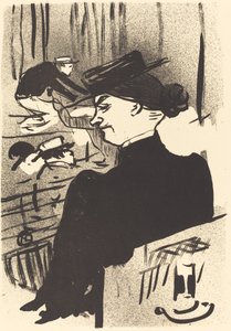 観客 作： Henri de Toulouse Lautrec