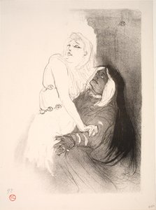 ルネッサンス期、フェードルのサラ・ベルナール 作： Henri de Toulouse Lautrec