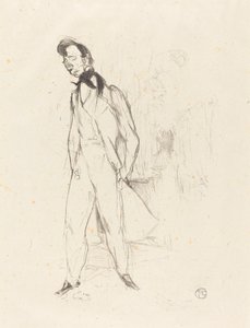 アドルフまたは悲しい若者 作： Henri de Toulouse Lautrec