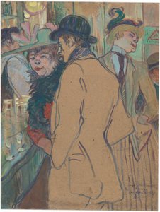 アルフレッド・ラ・ギグネ 作： Henri de Toulouse Lautrec