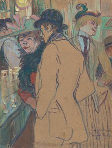 アルフレッド・ラ・ギグネ、1894年。 作： Henri de Toulouse Lautrec