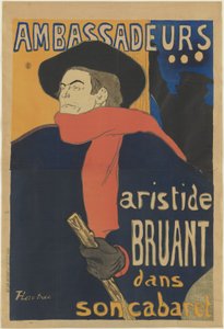 大使：アリスティド・ブラント、1892 作： Henri de Toulouse Lautrec