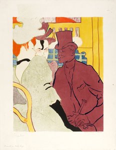 ムーラン・ルージュのイギリス人 作： Henri de Toulouse-Lautrec