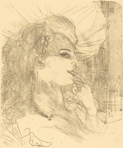 アンナ・ヘルド、1896年。 作： Henri de Toulouse Lautrec