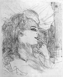 アンナヘルド、1898年 作： Henri de Toulouse Lautrec