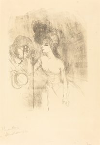アンナ・ヘルドとバルディ (Anna Held et Baldy) 作： Henri de Toulouse Lautrec