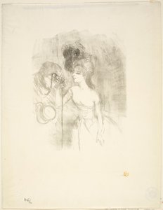 アンナ・ヘルドとバルディ 作： Henri de Toulouse Lautrec