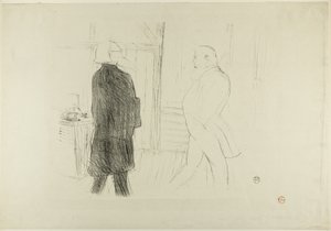 倒産のアントワーヌとジェミエ 作： Henri de Toulouse Lautrec