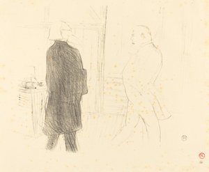 アントワーヌとジェミエ、『Une Faillite』、1894 年。 作： Henri de Toulouse Lautrec