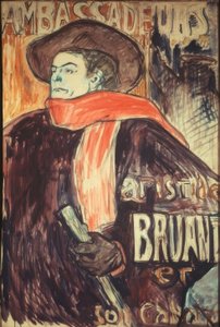 大使へのアリスティド・ブラント 作： Henri de Toulouse Lautrec