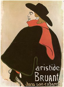 アリスティド・ブラントのキャバレー、ポスター、1893年。
