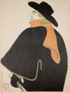 キャバレーにいるアリスティード・ブリュアン 作： Henri de Toulouse Lautrec