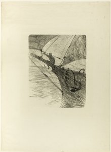 夜の海にて、デジレ・ディオーのメロディーより 作： Henri de Toulouse Lautrec