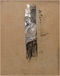 バックステージまたはダンサーで 作： Henri de Toulouse Lautrec