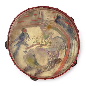 サーカスで：女曲馬師; Au cirque：ecuyere、1888 作： Henri de Toulouse Lautrec