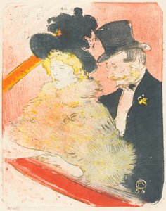 コンサートで（Auコンサート） 作： Henri de Toulouse Lautrec