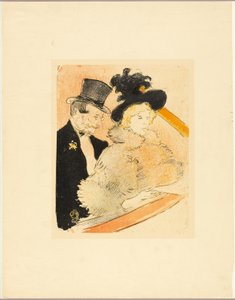 コンサートで 作： Henri de Toulouse Lautrec