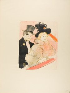 コンサートで 作： Henri de Toulouse Lautrec