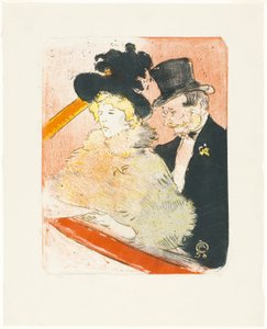 コンサートで 作： Henri de Toulouse Lautrec