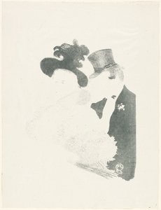 コンサートで 作： Henri de Toulouse Lautrec