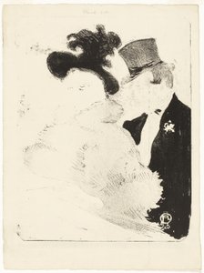 コンサートで 作： Henri de Toulouse Lautrec