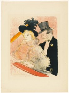 コンサートで 作： Henri de Toulouse Lautrec