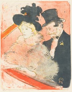 コンサート・オ・コンサートにて、1896年。 作： Henri de Toulouse Lautrec