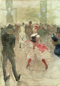 モンマルトルのエリゼで1888 作： Henri de Toulouse Lautrec