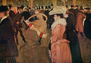 ムーランルージュ、ダンス、1890 1934 作： Henri de Toulouse Lautrec