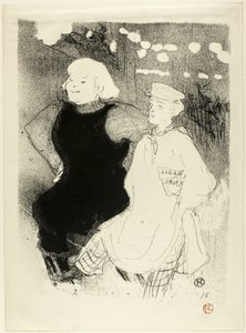 ムーランルージュで：仏露同盟 作： Henri de Toulouse Lautrec