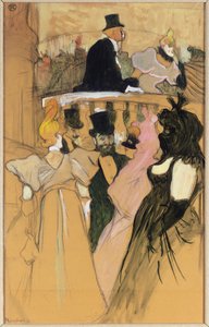 オペラボールで;オペラボールで、1893年 作： Henri de Toulouse Lautrec