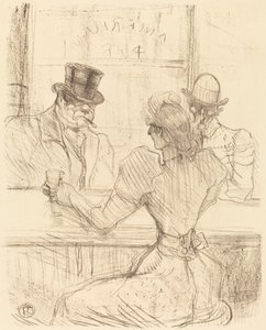 1896 年、Scribe 通りの Picton Bar、rue Scribe Au bar Picton にて。