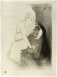 ルネッサンスで: フェードルのサラ・ベルナール 作： Henri de Toulouse Lautrec