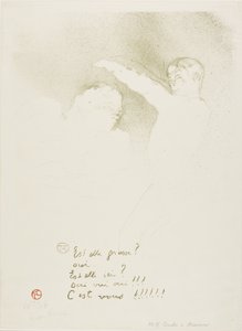 品種で: マドモアゼル レンダーとブラッスール 作： Henri de Toulouse Lautrec