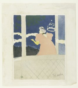 「大使へ」 大使へ 作： Henri de Toulouse Lautrec