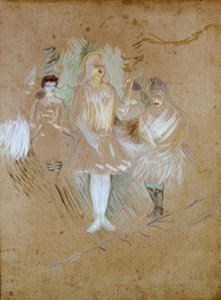 AuxFolies-Bergère：エクストラ 作： Henri de Toulouse Lautrec