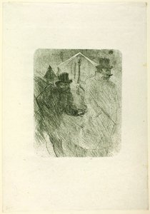Au Pied du Sinaï より、Baron Moïse Begging 作： Henri de Toulouse Lautrec