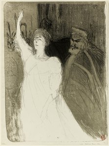 アンティゴネのバルテットとムネ＝シュリー 作： Henri de Toulouse Lautrec