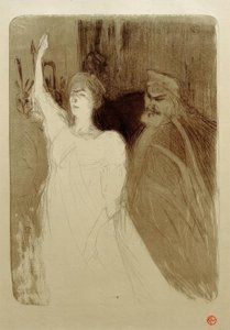 アンティゴーヌのバルテとムーネ・サリー 作： Henri de Toulouse Lautrec