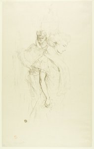 白と黒 作： Henri de Toulouse Lautrec