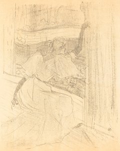 1898年、聴衆サルアン・ル・パブリックに頭を下げる. 作： Henri de Toulouse Lautrec
