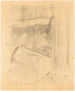 1898年、聴衆サルアン・ル・パブリックに頭を下げる. 作： Henri de Toulouse Lautrec