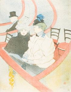 グランド ティアのボックス 作： Henri de Toulouse Lautrec