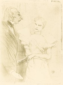 カボタンのブランデスとルロワール、カボタンのブランデスとルロワール、1894年。 作： Henri de Toulouse Lautrec