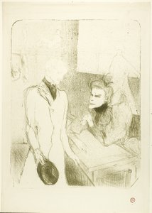 ブランデスとル・バルジー、レ・カボタン 作： Henri de Toulouse Lautrec